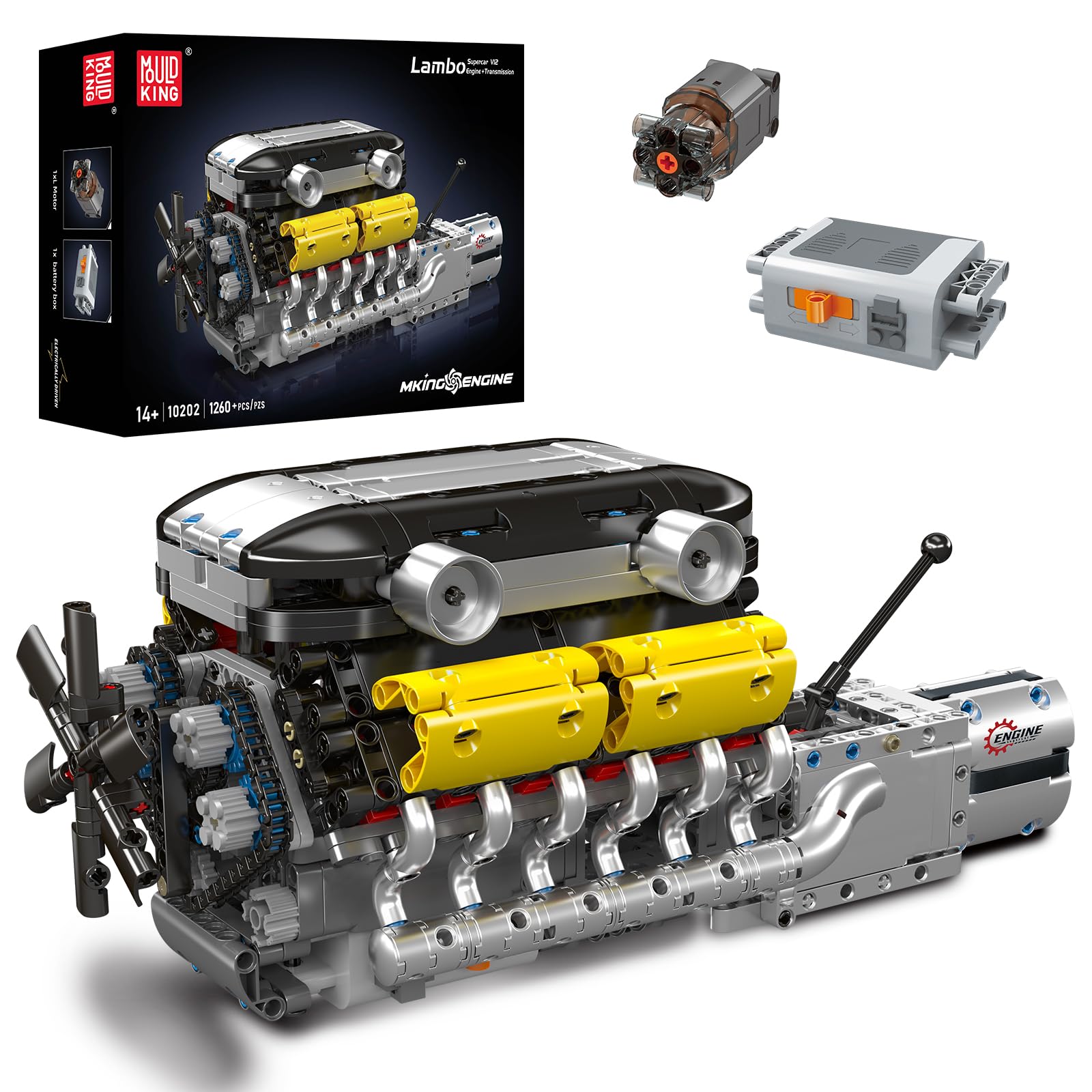 Running Gear Engine - V12-Motormodellbausatz, der Ihren eigenen STEM V8-Modellmotor